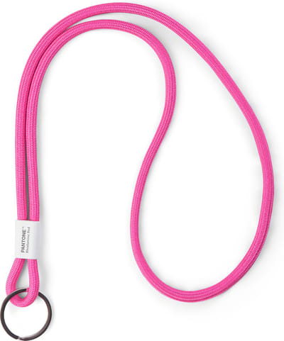 Copenhagen Design - Pantone - Sleutelhanger met Koord - Keycord - Roze - Rhodamine Red