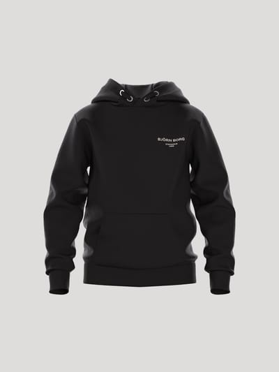 Björn Borg Essential 1 Hoodie Kinderen Trui Met Capuchon Jongens - Zwart - Maat 170