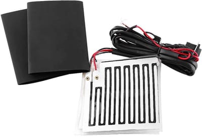 Dailygoody - Motorfiets Hittegreep Kleefpad - Verwarmingskussen - Flexibel en Plakkerig - 12 V - Voor Stuur - Geschikt voor Elektrische Scooter