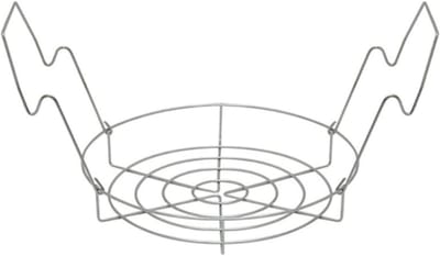Steamerinzetstuk - Stoommand RVS - Voedsel Stomen - Hittebestendige Handgrepen - 29.5cm Diameter - Zilver
