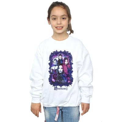 Disney Meisjes The Descendants Group Attitude Sweatshirt (Wit)