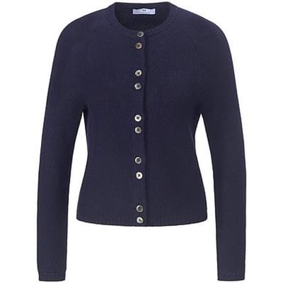 Vest 100% SUPIMA®-katoen Van Peter Hahn blauw