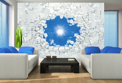 Poster | Blauw | 104 x 70,5 cm