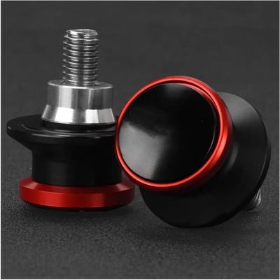 Motorfiets Bobbins - Swingarm Spools - Motor Opbokken - Aluminium Legering - 8MM - Rood