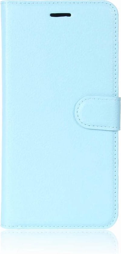 Shop4 - Nokia 9 Hoesje - Wallet Case Lychee Blauw