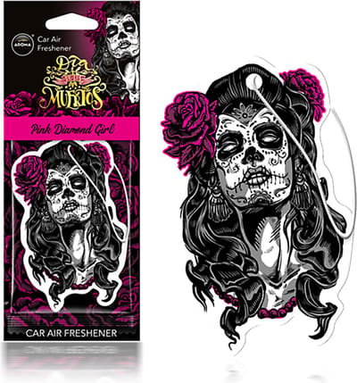 AROMA CAR - Dia De Los Muertos - Pink Diamond Girl