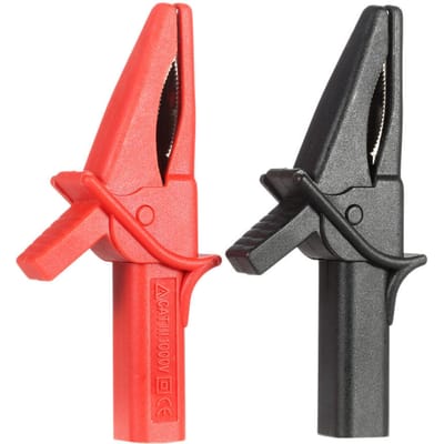 Hantek HT18A pince crocodile raccord de DSO3064 2 pièces grands pinces dauphin Gator rouge + noir