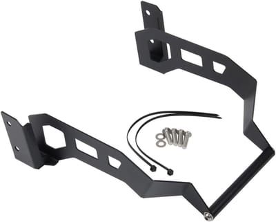 Navigatiehouder Motor - Telefoonhouder GPS - Motorrijden Navigeren - CNC Aluminiumlegering - 1 stuk - Zwart