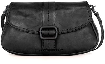 Leren Mini Crossbody / Heuptas - Sylvie - Zwart