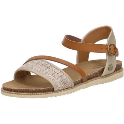 Mustang Sandalen Plat Sandalen Plat - Beige - Maat 37