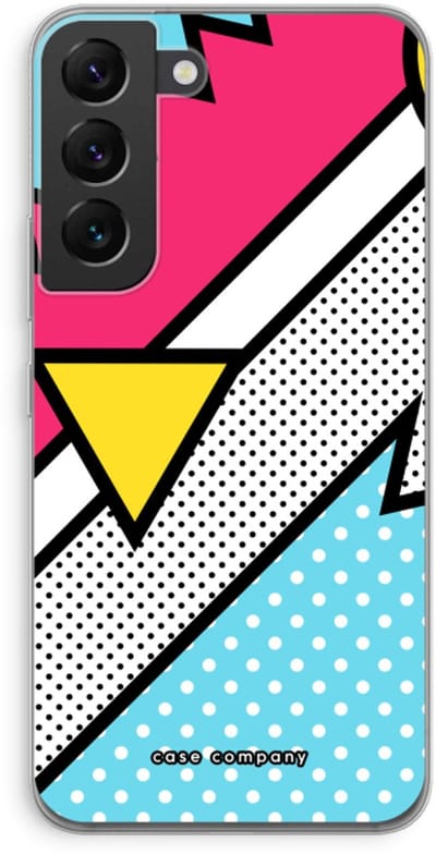Case Company® - Hoesje geschikt voor Samsung Galaxy S22 hoesje - Pop Art #3 - Soft Cover Telefoonhoesje - Bescherming aan alle Kanten en Schermrand