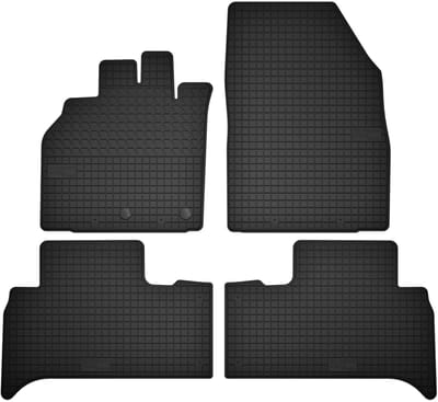 Wielganizator SolidTread Serie - Rubberen Automatten - Renault Scenic III - Minivan - Zwart