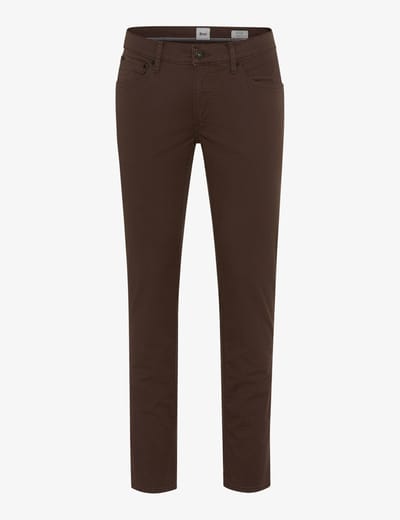 Brax Heren Jeans  Style CHUCK CHOCOLATE, donkerbruin, maat 31/30