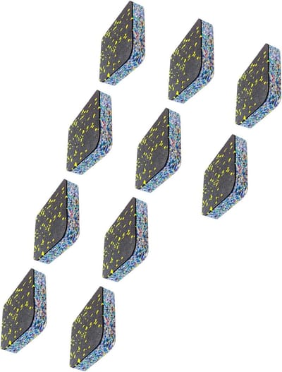 Apparatuur Mat - Dempingspad Trillingen - Geluidsreductie Werken - Hoge Dichtheid PVC - 2 cm dik - Zwart