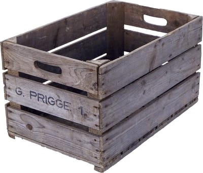 Set van 4 Stevige Houten Fruitkisten voor Opslag en Decoratie