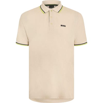 Boss Heren Paddy Korte Mouwen Polo Shirt (Wit)