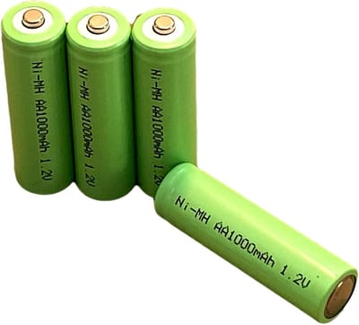 Oplaadbare Batterijen - Zonne-energie Cellen - Tuinverlichting Buiten - Hoge Capaciteit 1000mAh - AA Formaat - Groen