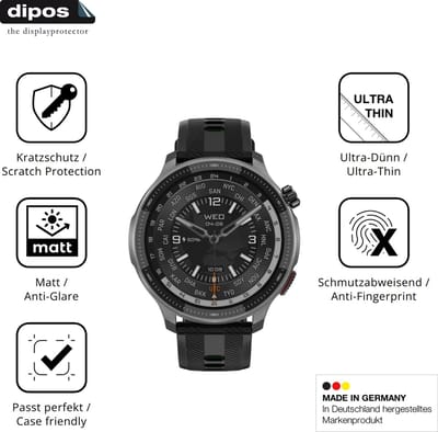 dipos – 6x Matte Beschermfolie geschikt voor Rollme G6 | Krasbestendige & antireflecterende Screenprotector Ultra-Thin