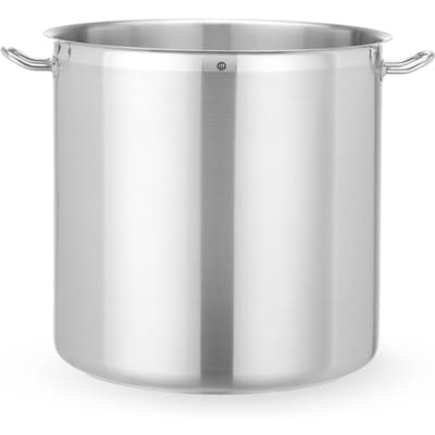 HENDI kookpan hoog 71 liter zonder deksel - diameter 45 cm, hoogte 45,6 cm - roestvast staal, sandwichbodem - zilver - voor alle warmtebronnen - horeca