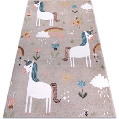 Kleden Rugsx Tapijt FUN Sweety voor kinderen, eenhoorn, regenbo 120x170 cm