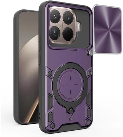 Hoesje geschikt voor Xiaomi 15T Pro - Techsuit CamGuard Pro Back Cover - Paars