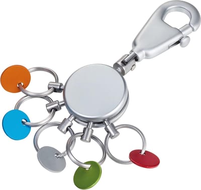 TROIKA Schlüsselanhänger PATENT/Colour matt (KYR61/MC)