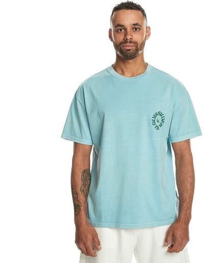 Quiksilver No Water Sucks T-shirt Met Korte Mouwen Blauw L Man