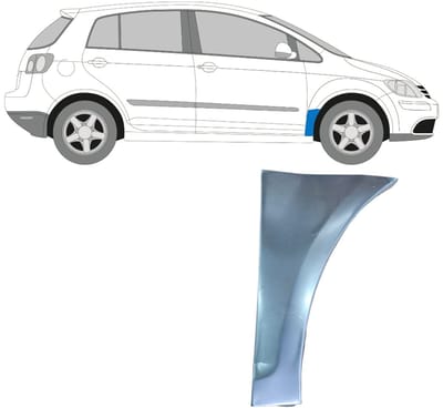 Reparatiepaneel voorspatbord voor Volkswagen Golf Plus 2005-2013 / Rechts
