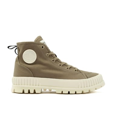 Palladium Pallashock Veterschoenen Hoog - Groen - Maat 37
