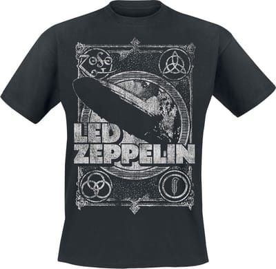 Led Zeppelin T-shirt - Shook Me - S tot 4XL - voor Mannen - zwart