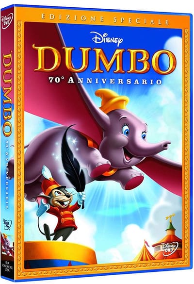 Walt Disney Pictures Dumbo Edition 70° Anniversary DVD Nederlands, Engels, Italiaans, Turks
