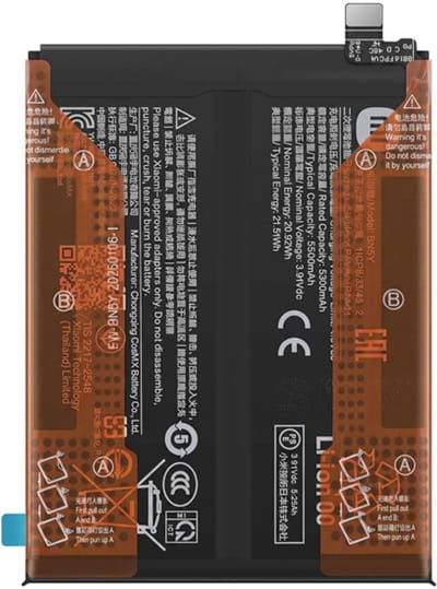 Xiaomi, Originele Interne Batterij Geschikt voor Xiaomi Redmi Note 14 Pro 4G Model BN5Y 5500mAh, Zwart