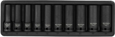 SW-Stahl 07960L Impact-inzetstukken 1/2 inch lange versie 10-24 mm