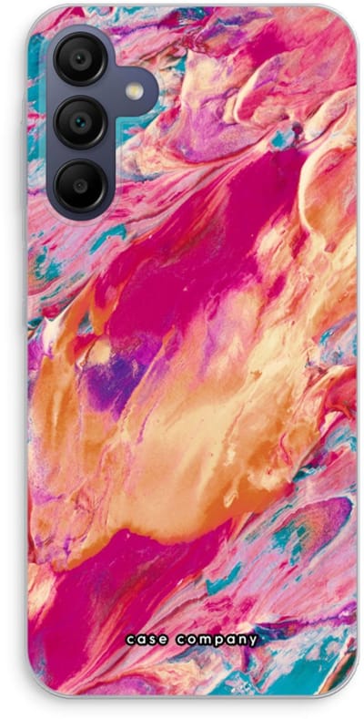 Case Company® - Hoesje geschikt voor Samsung Galaxy A15 hoesje - Pastel Echoes - Soft Cover Telefoonhoesje - Bescherming aan alle Kanten en Schermrand