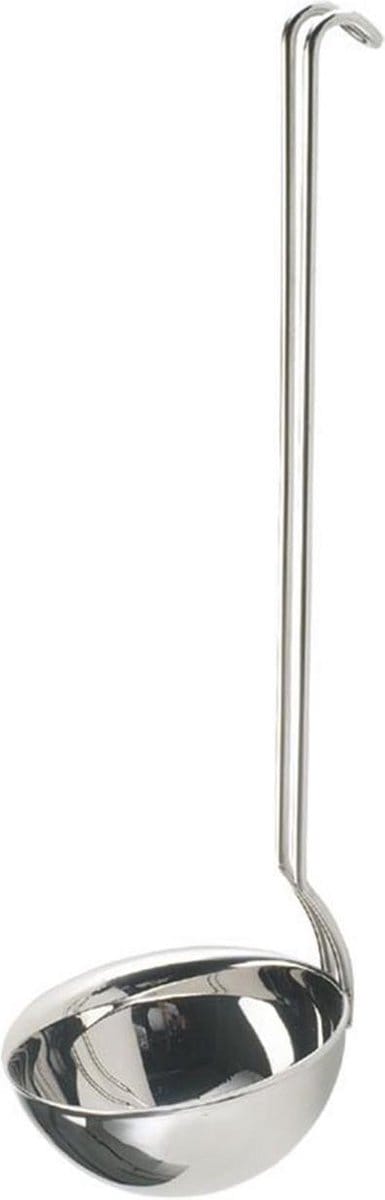 Eva Trio - Keukentool Pollepel Ø 9 cm - Zilver - Roestvast Staal