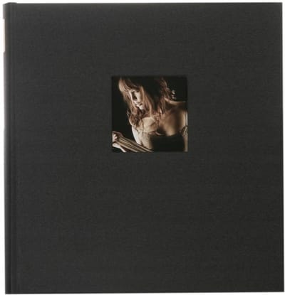 Traditioneel Fotoalbum 100 Zwarte Pagina's - Cadeau met Gravure Optie