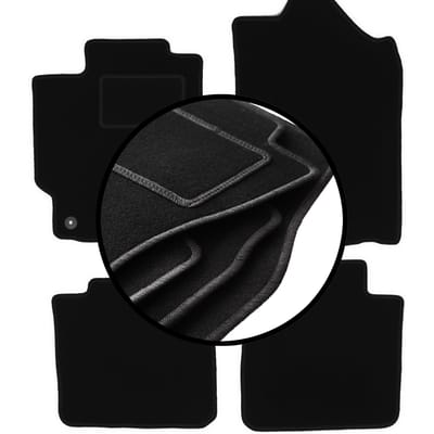 Complete set veloursmatten voor: Toyota Camry VIII XV50 sedan (2011-2018)