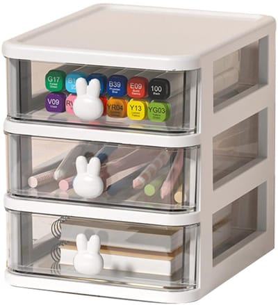 Dailygoods- Bureau-organizer grote capaciteit - Opbergdoos met deksel