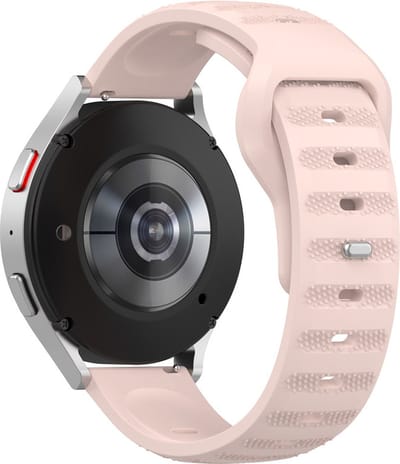 Siliconen bandje - geschikt voor Garmin Venu (2 Plus) / Venu SQ (2) / Vivomove (Style - Sport) / Vivoactive 3 / 5 / 6 / Forerunner 55 / 165 / 245 / 645 / 570 - 42mm - roze