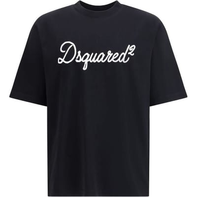 Dsquared² Zwarte Katoenen T-Shirt