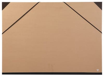 Clairefontaine 44400C, Opbergmap met flap, Karton, Bruin, Landschap/portret, Elastische band, 520 mm