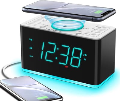 CRLYN® Klokradio Met Wekker - Digitale Wekker - Wekkerradio