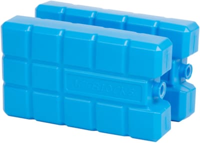 Set van 2 koelelementen met elk 400 ml | 2 blauwe koelelementen voor de koeltas of koelbox | extra plat