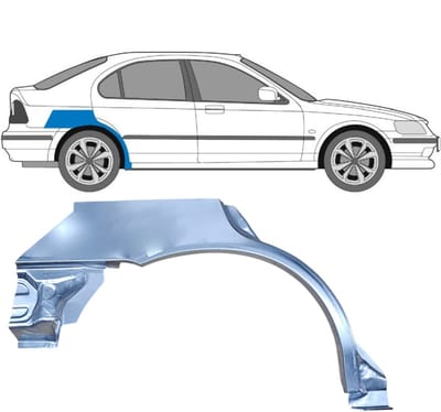 Reparatiepaneel achterspatbord voor Honda Civic MA MB 1995-2001 / Rechts