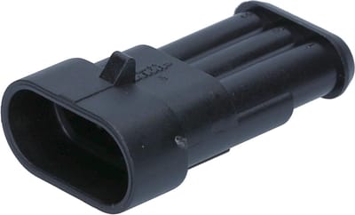 10 stuks AMP 0-0282105-1 Superseal pinbehuizing 3-polig I Origineel van Duitse dealer