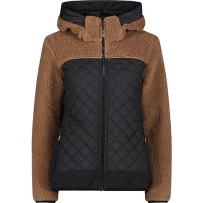 Wooltech hoodie dames CMP Teddy Fur effect