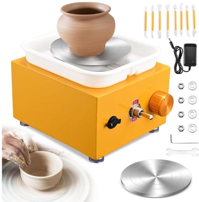 CRLYN® Pottenbakkersschijf - Pottenbakken Draaischijf - Boetseerschijf Kinderen & Volwassenen