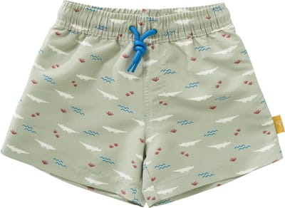 Fresk UV Zwembroek voor Jongens - 110/116 - Sneldrogende Zwemkleding - UV-bescherming UPF 50 - Zwemshort met zijzakken - Chinois Green - Lobster