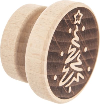 Koekjesstempel Houten 5,5 cm - Stempel - Vormen voor Cookie Koekjes - Bakken