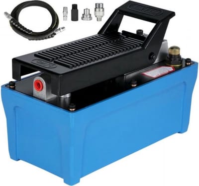 Hydraulische Lucht Pomp 1,7L - Enkelwerkende cilinder, 10.000 PSI Voetpomp en Inclusief Accessoires - Voor Dagelijks, Thuis en Professioneel Gebruik